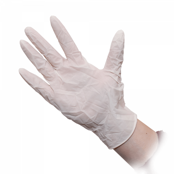 Einmal Handschuhe aus Latex