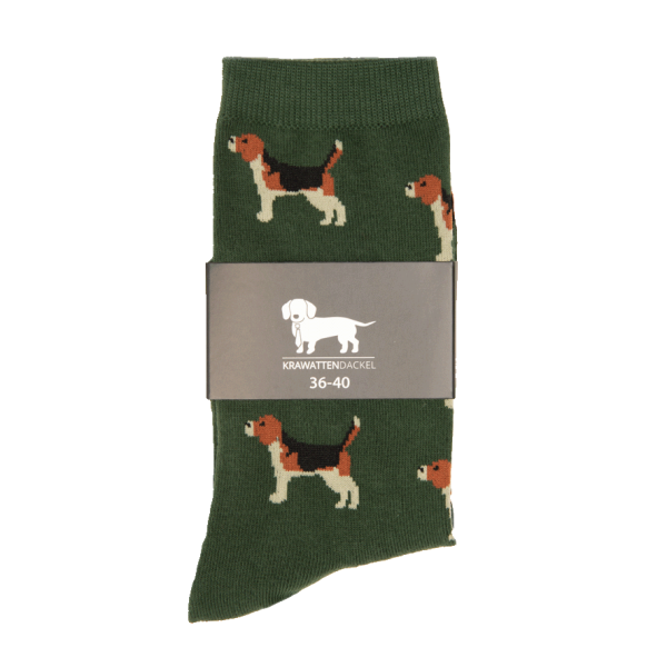 Beagle-Socken - Krawattendackel