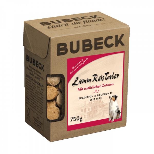 Bubeck Lamm+Reis Taler - Hundekuchen